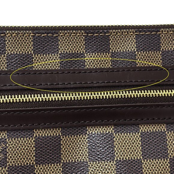 LOUIS VUITTON Authentic Brown Damier Shoulder Bag - Picture 10 of 12